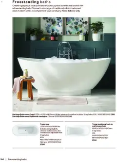 Preview of B&Q - Bathrooms valid from 16.12.2025 | Page: 140 | Products: Bath, Shower