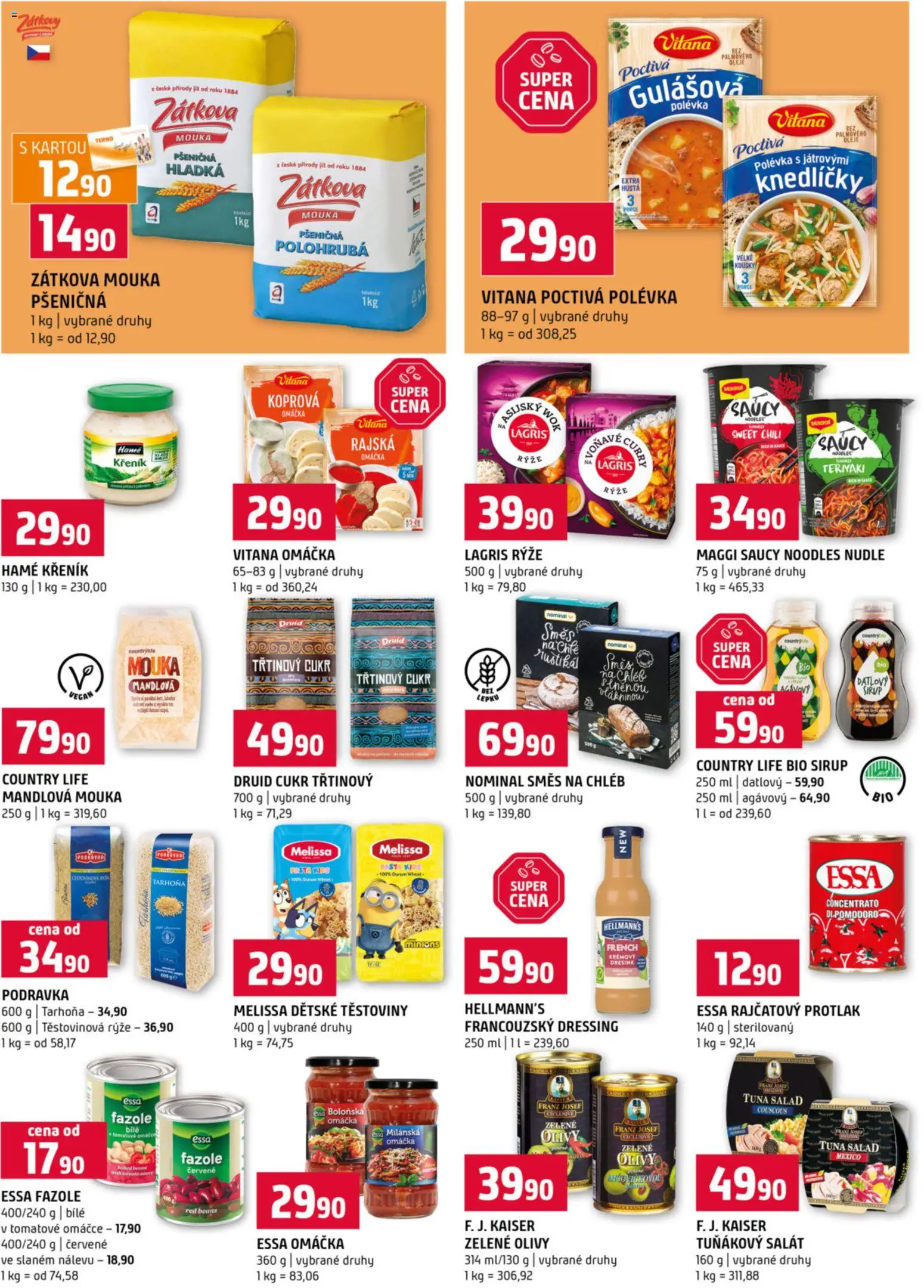 Terno leták od 15.04.2026 | Strana: 10 | Produkty: Chléb, Třtinový cukr, Hellmann's, Cukr