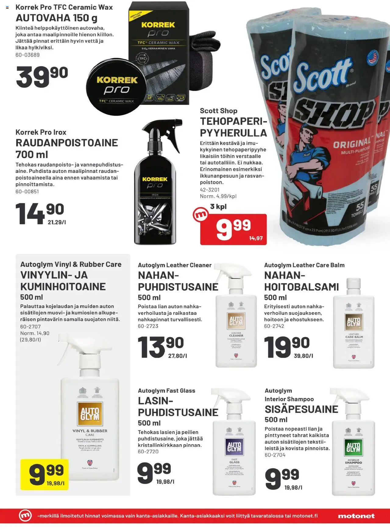  | Sivu: 9 | Tuotteet: Shampoo, Puhdistusaine