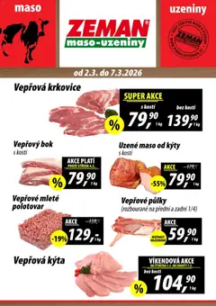 Náhled letáku Prodejny Zeman leták od 02.03.2026