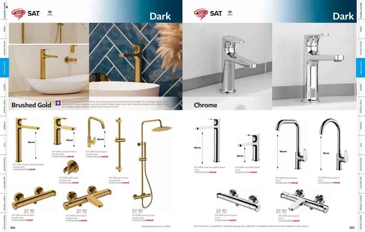 Siko koupelny katalog Koupelny 2025/2026 od 14.10.2025 | Strana: 133 | Produkty: Dřezová baterie, Wc, Baterie