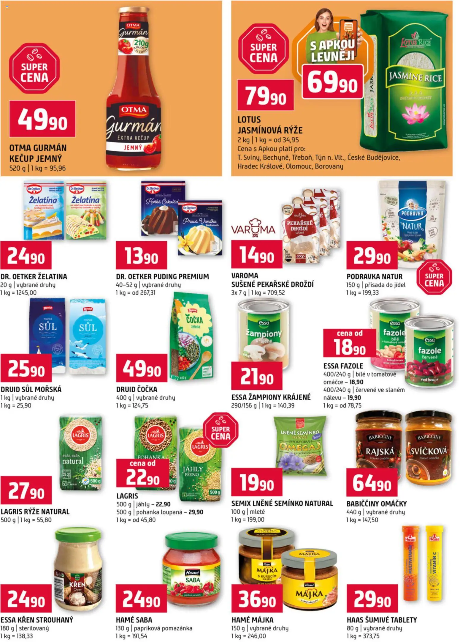 Terno leták od 21.01.2026 | Strana: 10 | Produkty: Čočka, Křen, Puding, Pomazánka