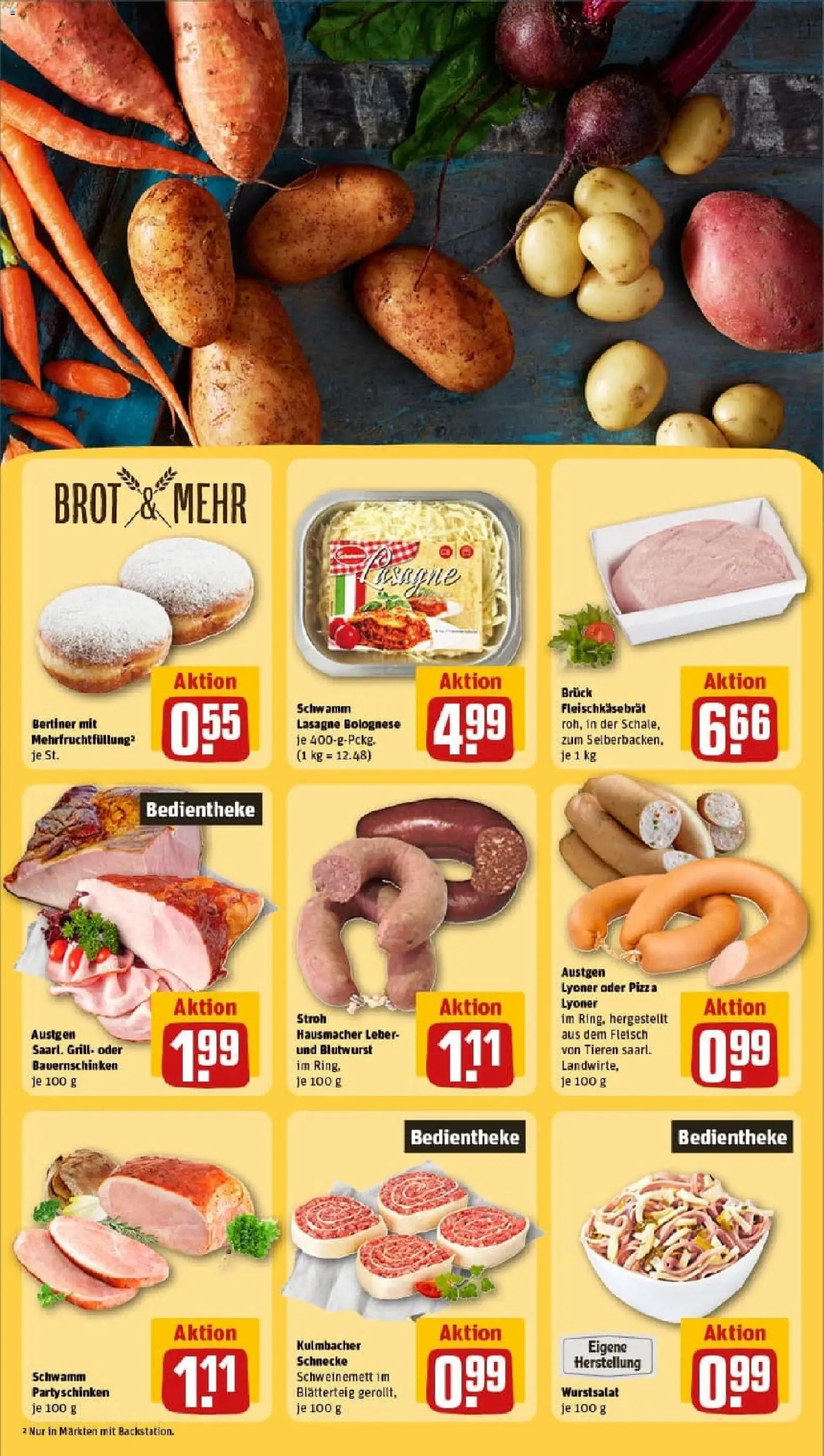 Rewe prospekt Heusweiler	 – gültig ab 26.10.2025 | Seite: 27 | Produkte: Berliner, Brot, Pizza, Fleisch