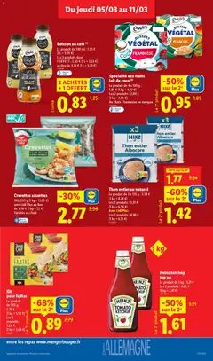 LIDL - Prévisualisation de Spécialité aux fruits lait de coco, Le produit de 4 x 100 g : Au choix: framboise ou mangue valide à partir de 05.03.2026 | Page: 11