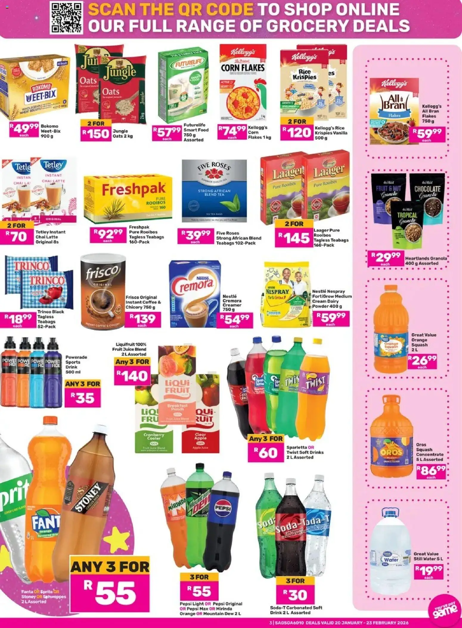 New Game catalogue – valid from 20.01.2026 | Page: 3 | Products: BB cream, Coffee, Stoney, Cream