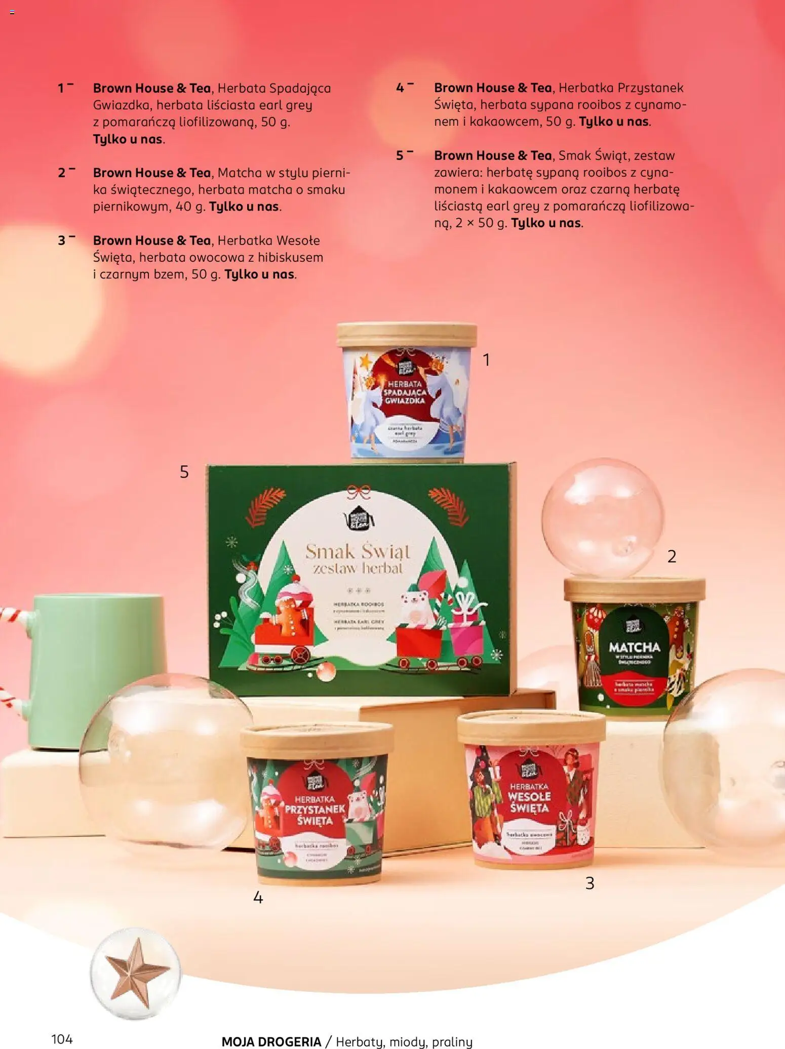 Rossmann Gazetka - Magazyn Moja Drogeria od 15.11.2025 | Strona: 106 | Produkty: Drogeria, Praliny, Herbata matcha, Herbata