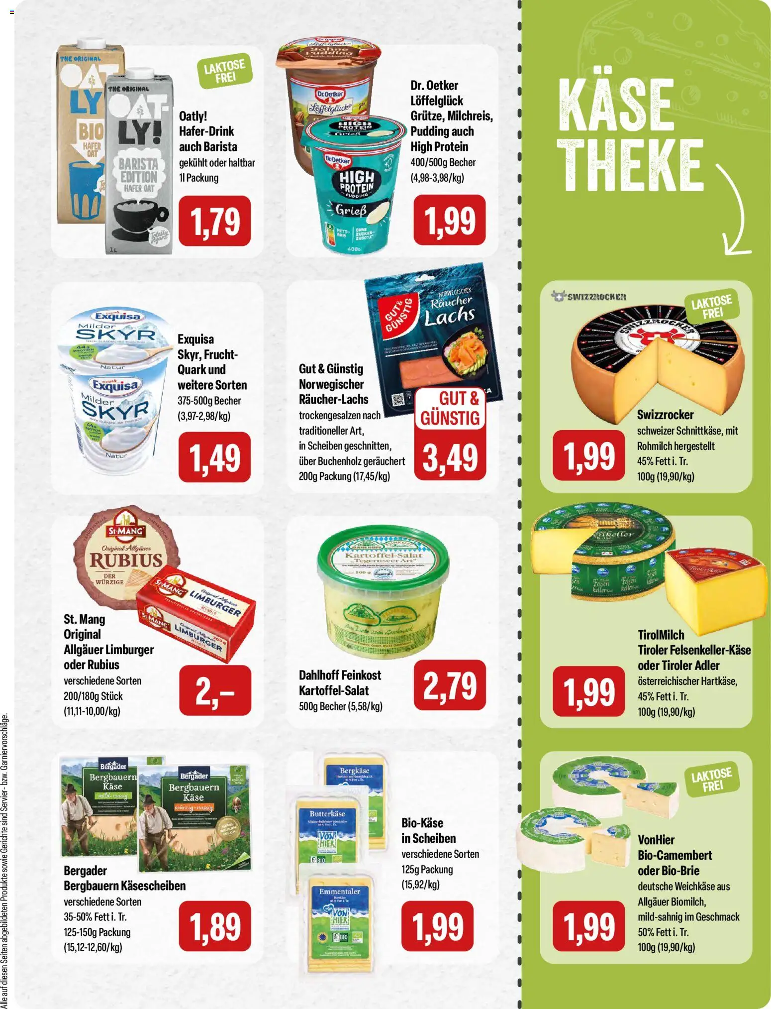 Feneberg Angebote – gültig ab 19.02.2026 | Seite: 7 | Produkte: Käse, Haferdrink, Räucherlachs, Sahne