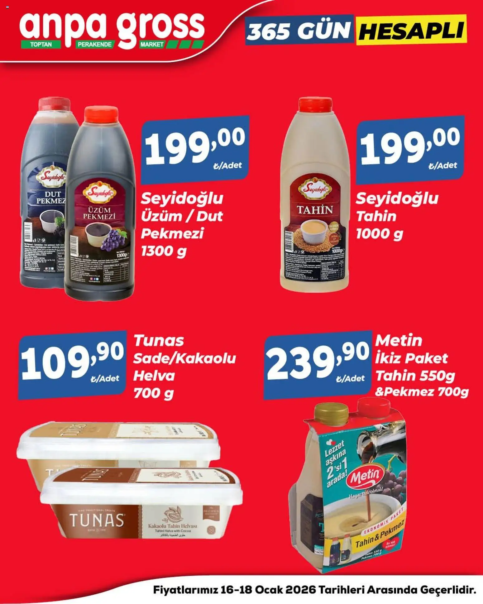 Anpa Gross Hafta Sonu Fırsatları - 16.01.2026 tarihinden itibaren geçerlidir | Sayfa: 4 | Ürünler: Üzüm, Ocak, Dut