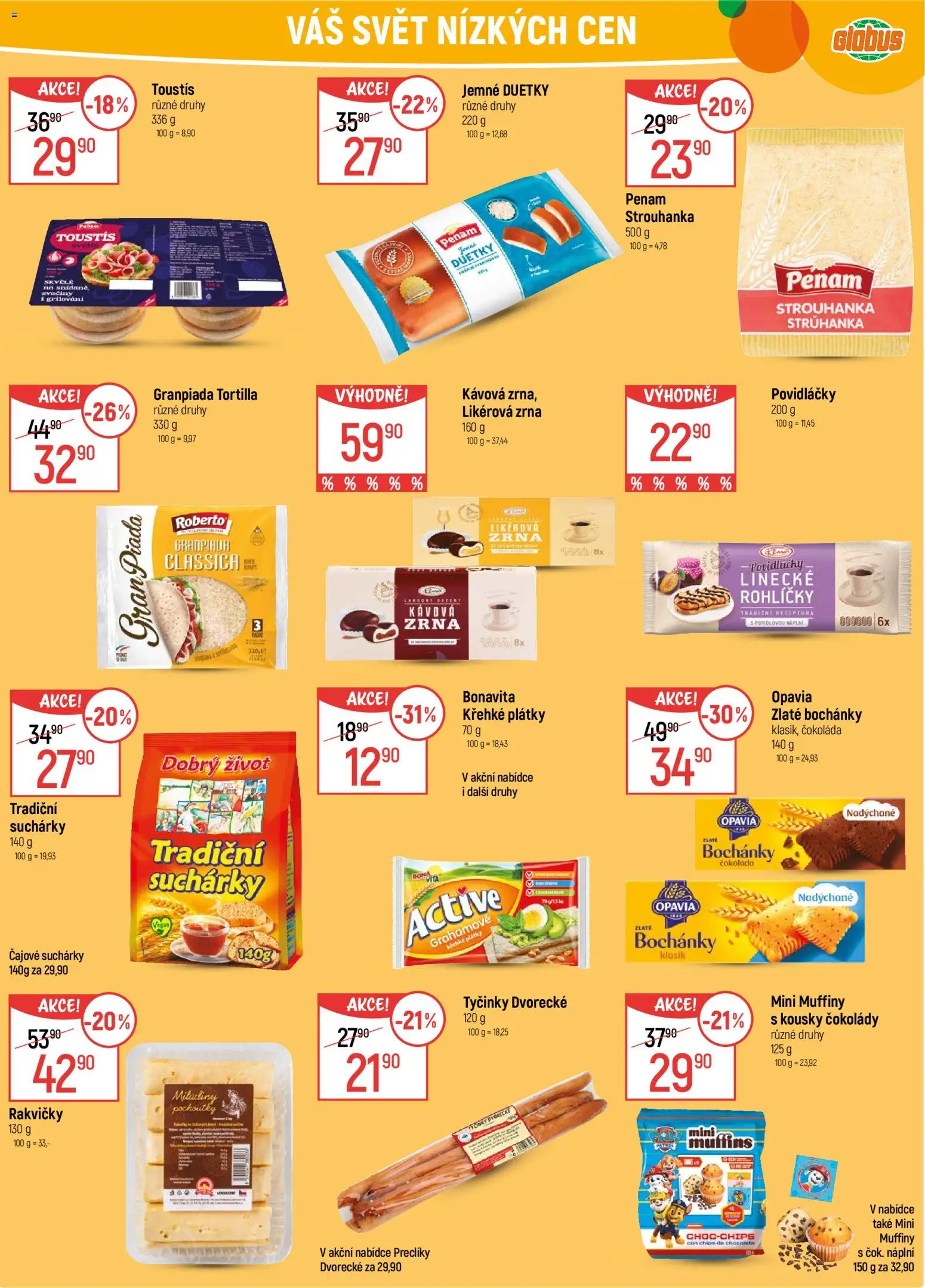 Globus leták - Chomutov od 18.02.2026 | Strana: 22 | Produkty: Grilování, Globus, Linecké rohlíčky, Strouhanka