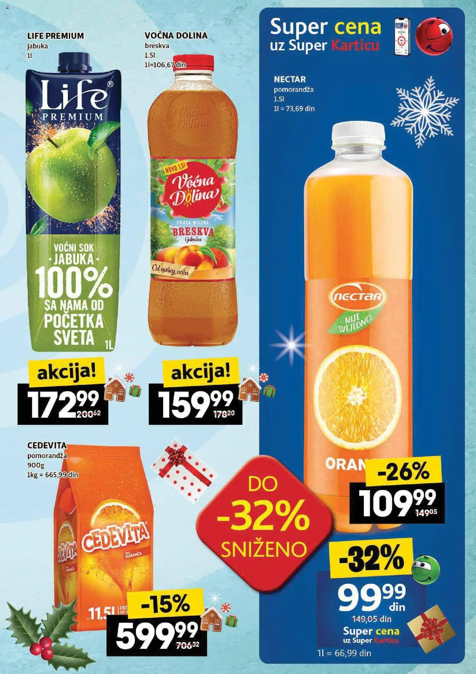 Roda katalog - važi od 08.01.2026 | Strana: 23 | Proizvode: Cedevita, Pomorandza, Sok, Breskva