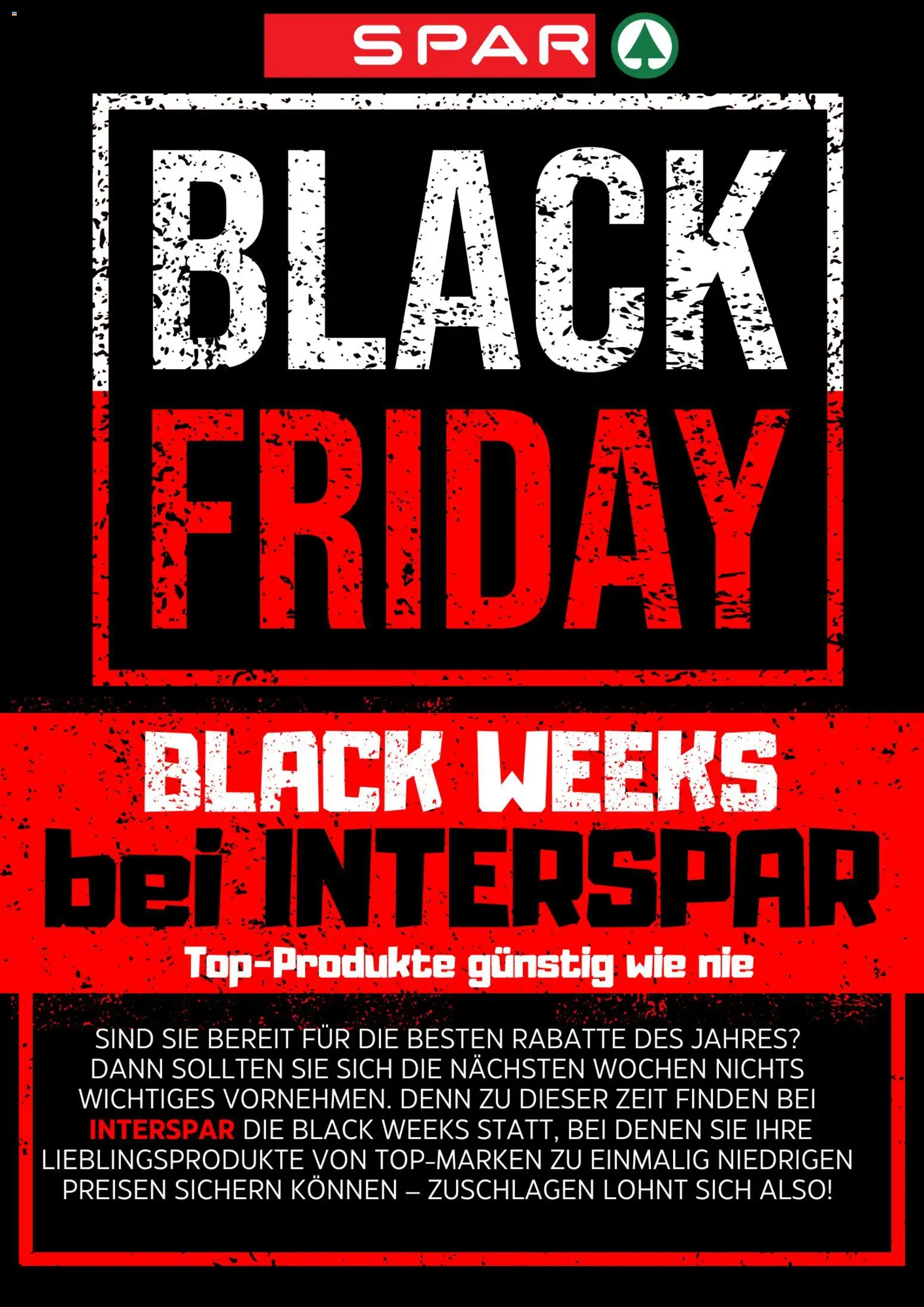 Spar - Black Friday gültig ab 06.11.2025 | Seite: 1