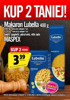 Pogląd oferty "Prim Market Promocja - Makaron Lubella" - ważna od 12.09.2025