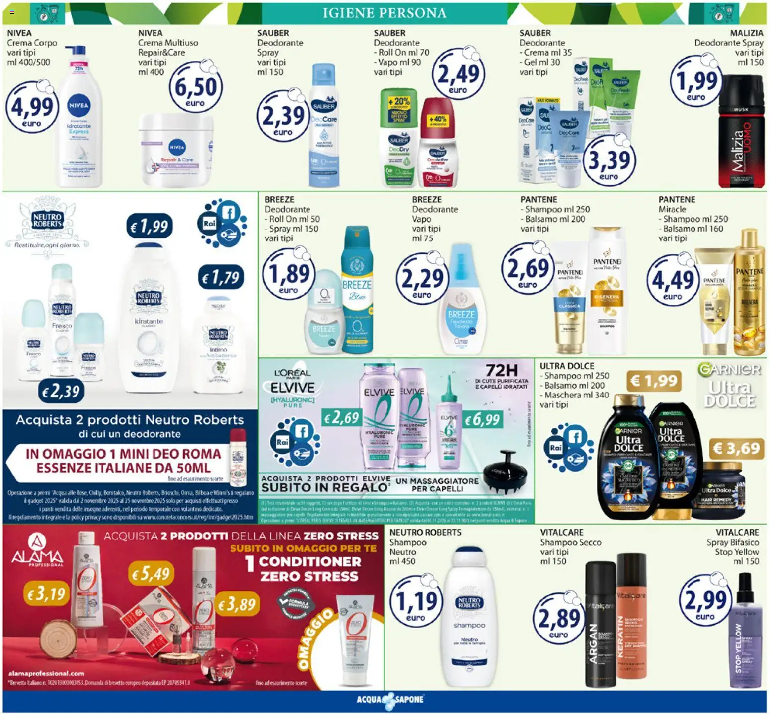 Volantino Acqua e Sapone del 03.11.2025 | Pagina: 7 | Prodotti: Maschera, Sapone, Tè, Acqua