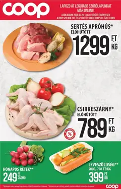 COOP Szolnok akciós újság Gyöngyös - amely érvényes a következő dátumtól: 26.03.2026