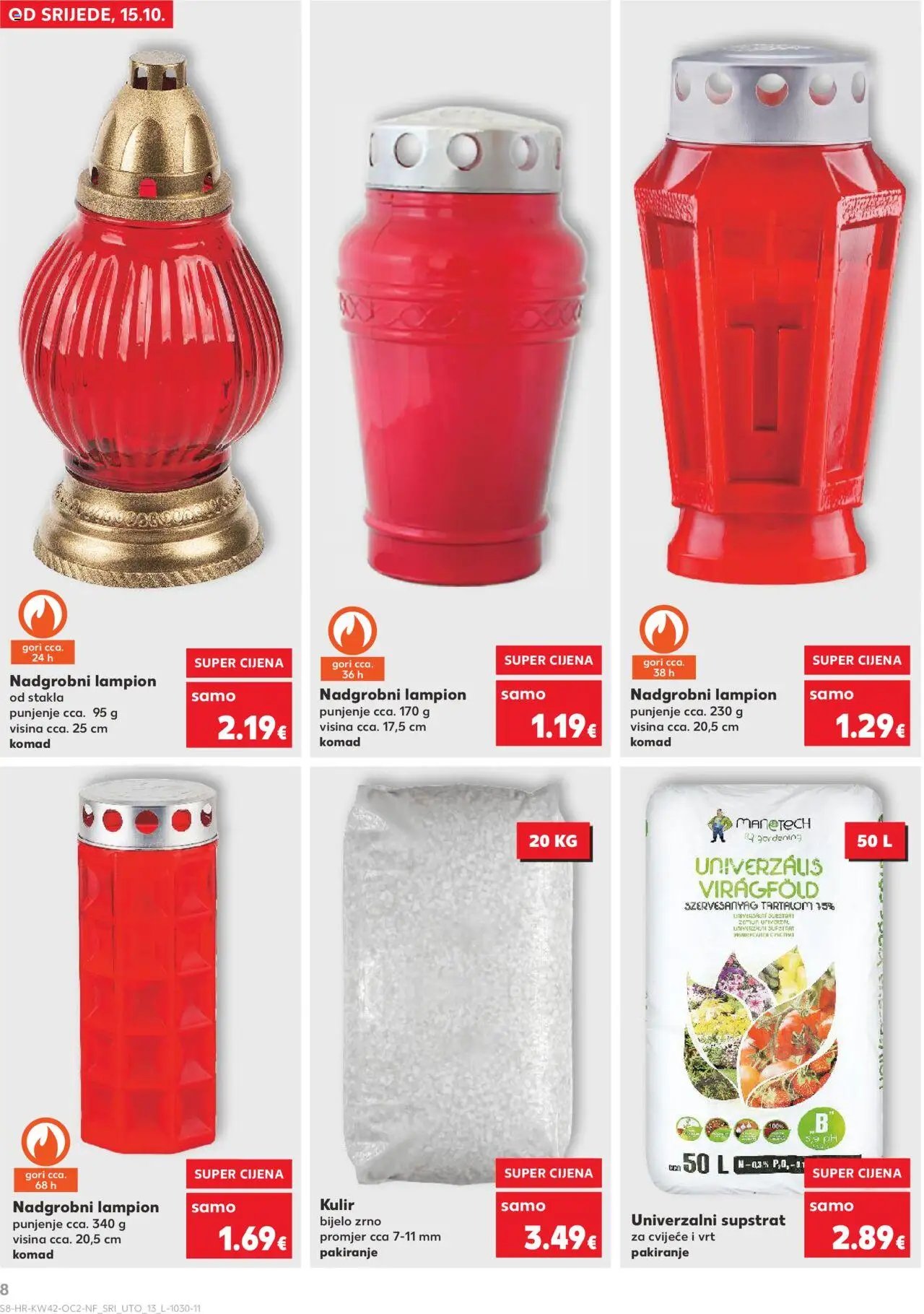 Kaufland katalog | vrijedi od 15.10.2025 | Stranica: 8 | Proizvodi: Cvijeće, Lampion