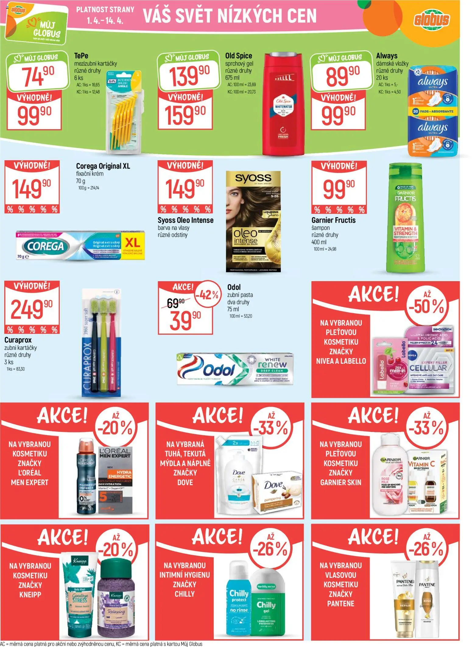 Globus leták - Karlovy Vary od 01.04.2026 | Strana: 27 | Produkty: Nivea, Krém, Curaprox, Barva na vlasy