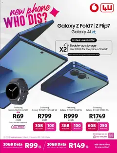 Preview of Vodacom specials valid from 08.08.2025