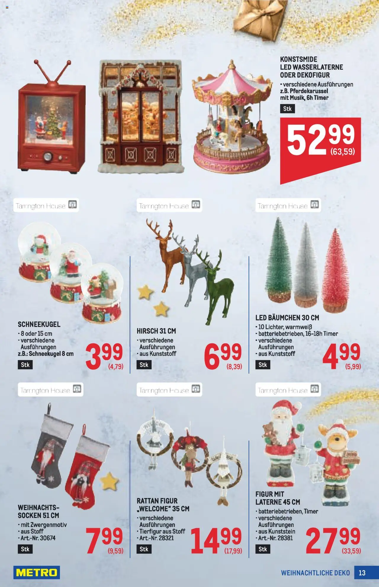 Metro  Deko & Geschenke gültig ab 16.10.2025 | Seite: 13 | Produkte: Socken