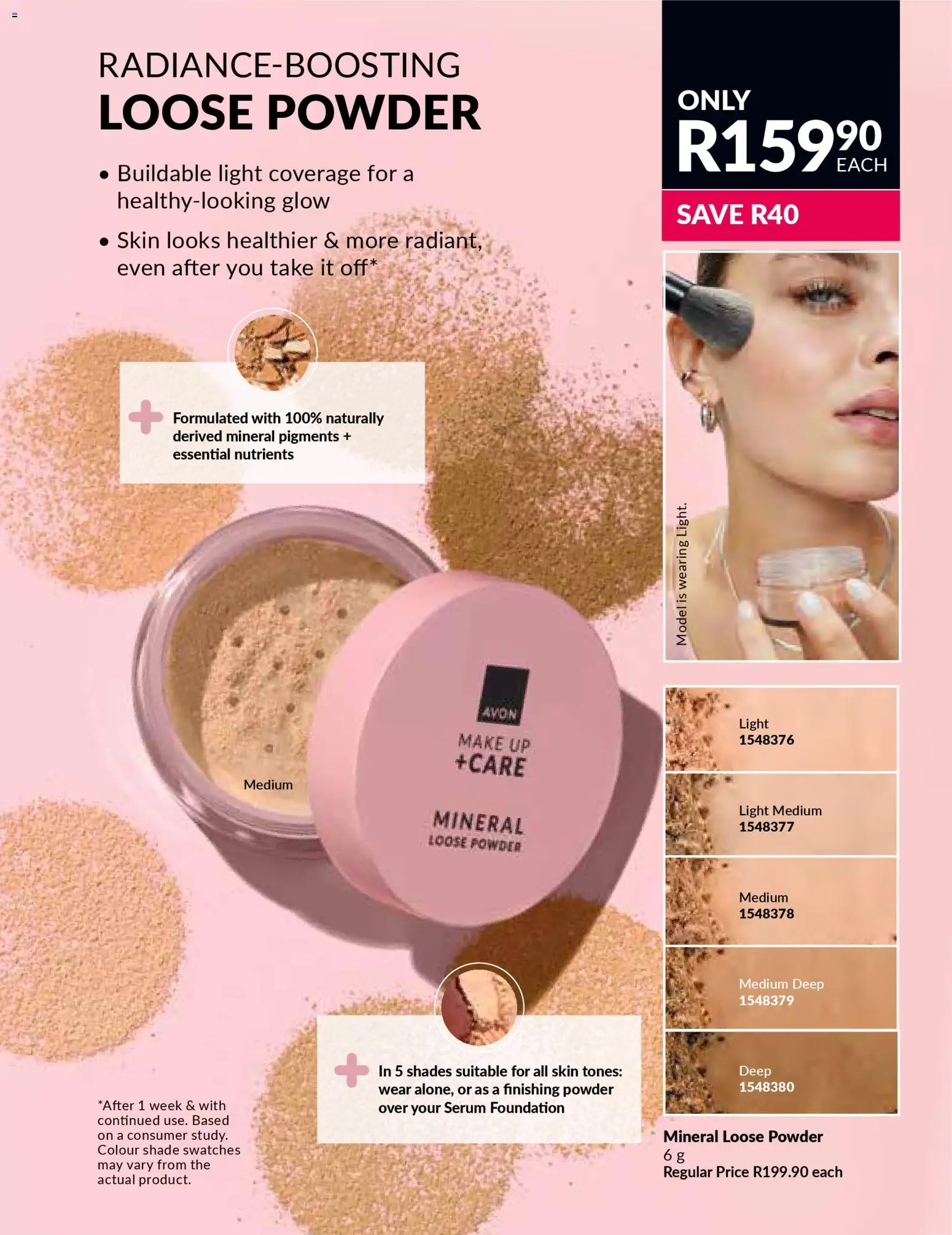 New Avon catalogue – valid from 01.12.2025 | Page: 61 | Products: Serum, Light, Foundation, Powder