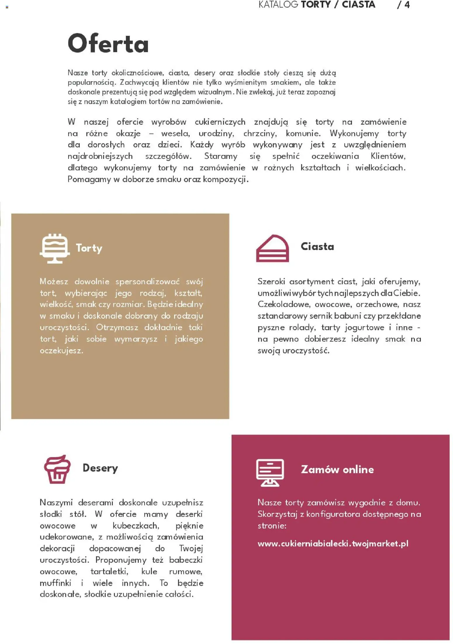 Twój Market Gazetka - Katalog torty i ciasta od 30.07.2021 | Strona: 5 | Produkty: Babeczki