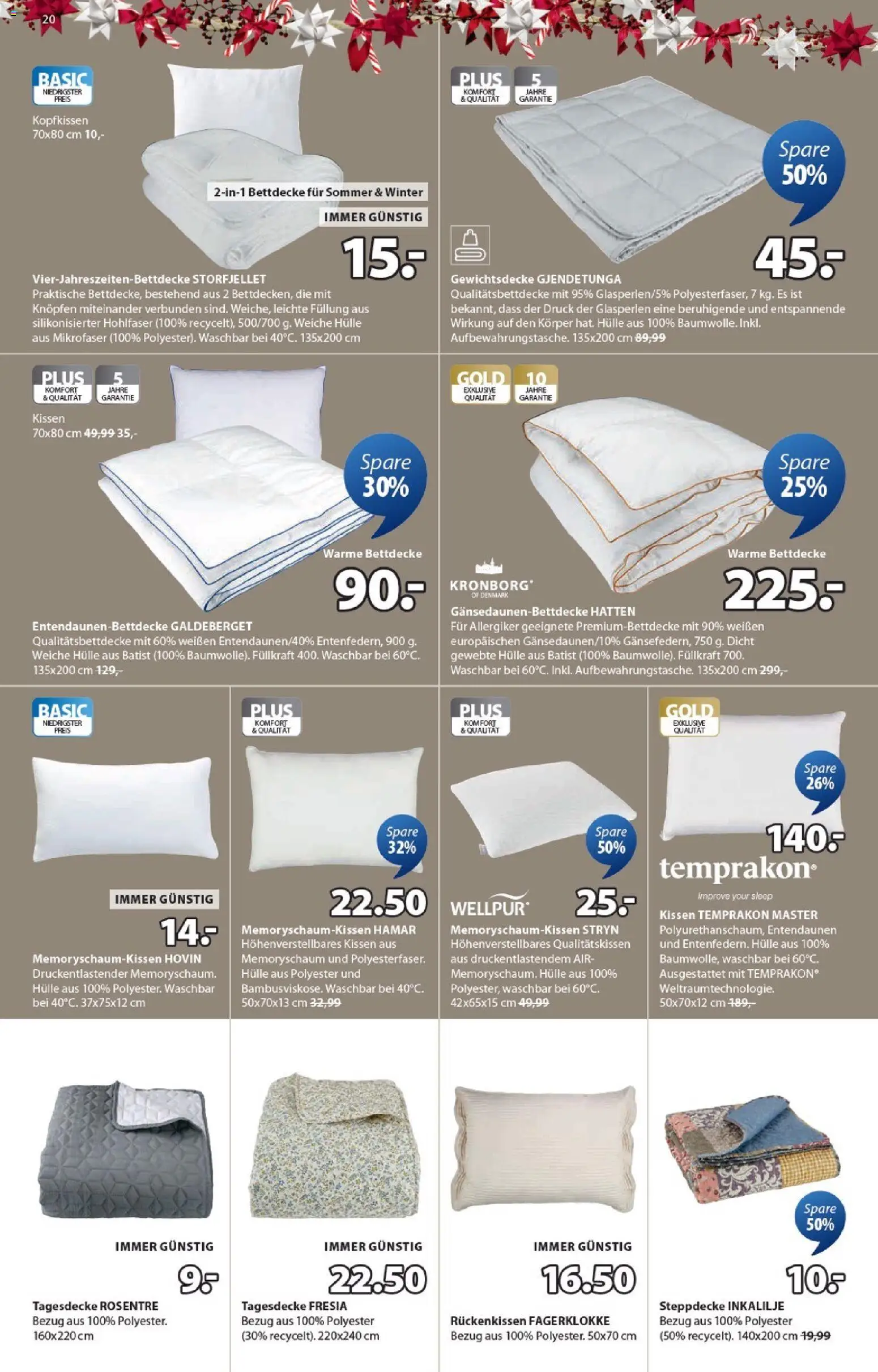 JYSK  Angebote gültig ab 05.11.2025 | Seite: 20 | Produkte: Hülle, Kissen