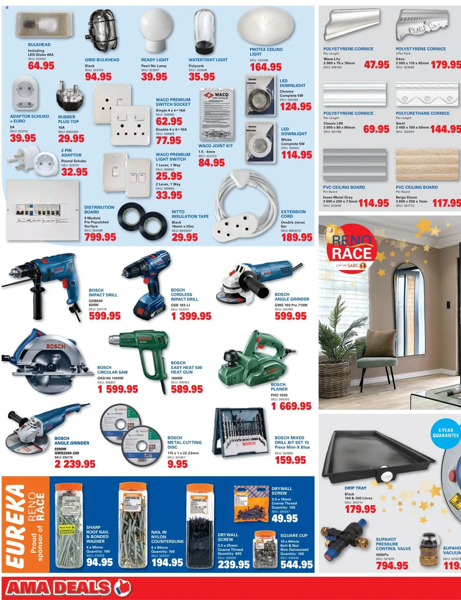 New Cashbuild catalogue – valid from 08.12.2025 | Page: 2 | Products: Grinder, Socket, Angle grinder, Tape