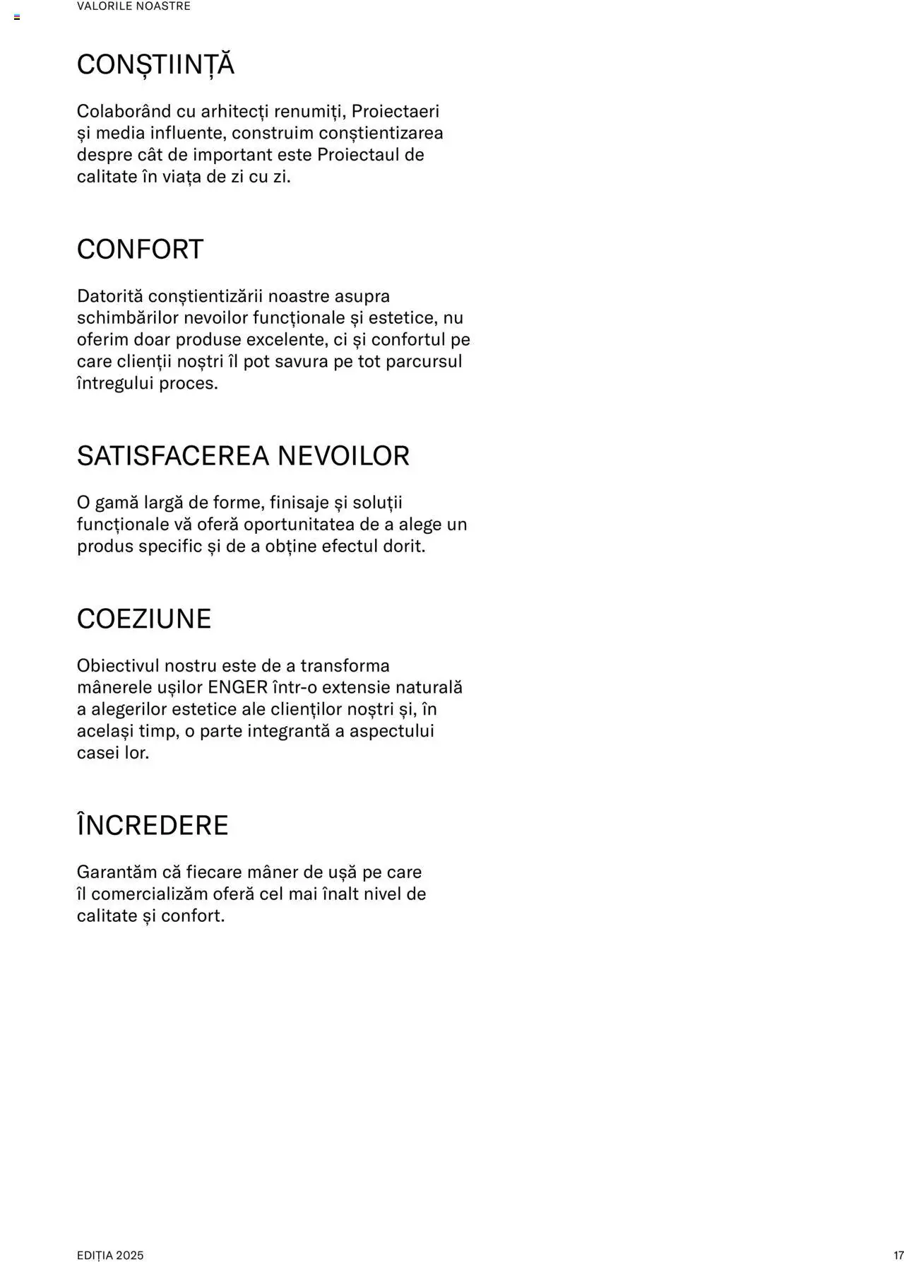 Noul catalog Proges – valabil de la 08.09.2025 | Pagină: 19 | Produse: Mâner, Ușă