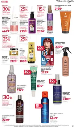 SCHWARZKOPF COLOR LIVE HAJSZÍNEZŐ VAGY TARTÓS HAJFESTÉK, Hair color or permanent hair dye - amely érvényes a következő dátumtól: 20.10.2025 | Oldal: 23