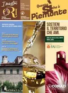 Anteprima del volantino Conad Localismo Il Piemonte catalogo valido a partire dal 09.10.2025
