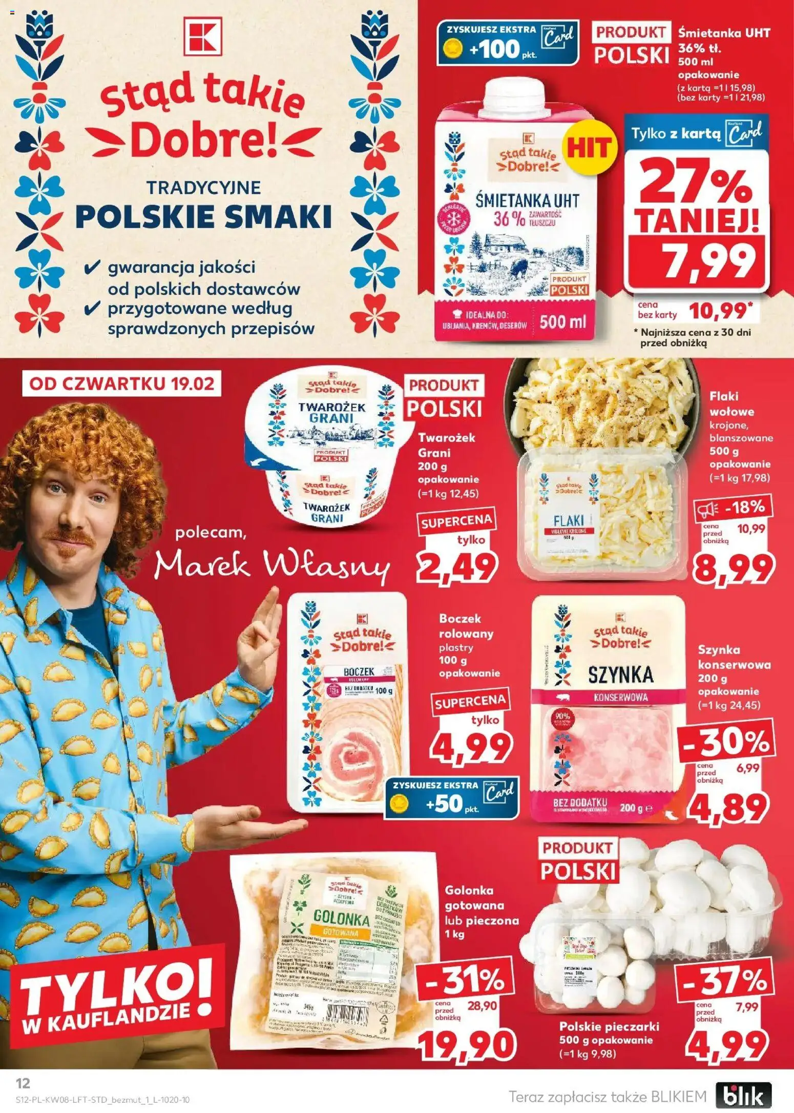 Kaufland Polsko leták od 19.02.2026 | Strana: 12 | Produkty: Karty