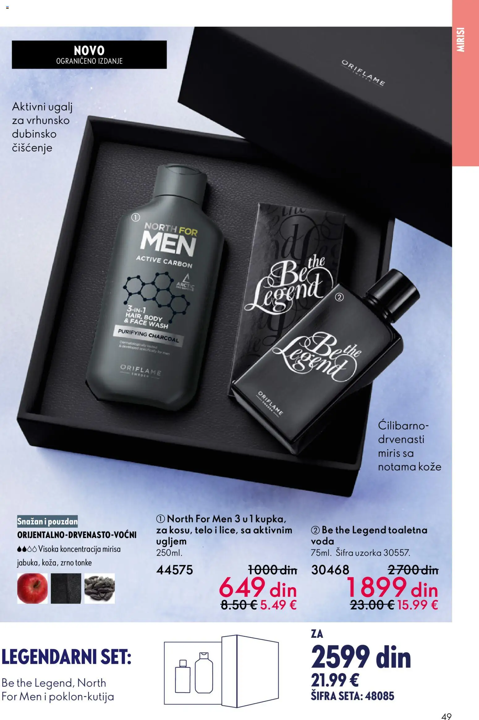 Oriflame katalog - važi od 19.11.2025 | Strana: 49 | Proizvode: Miris, Voda