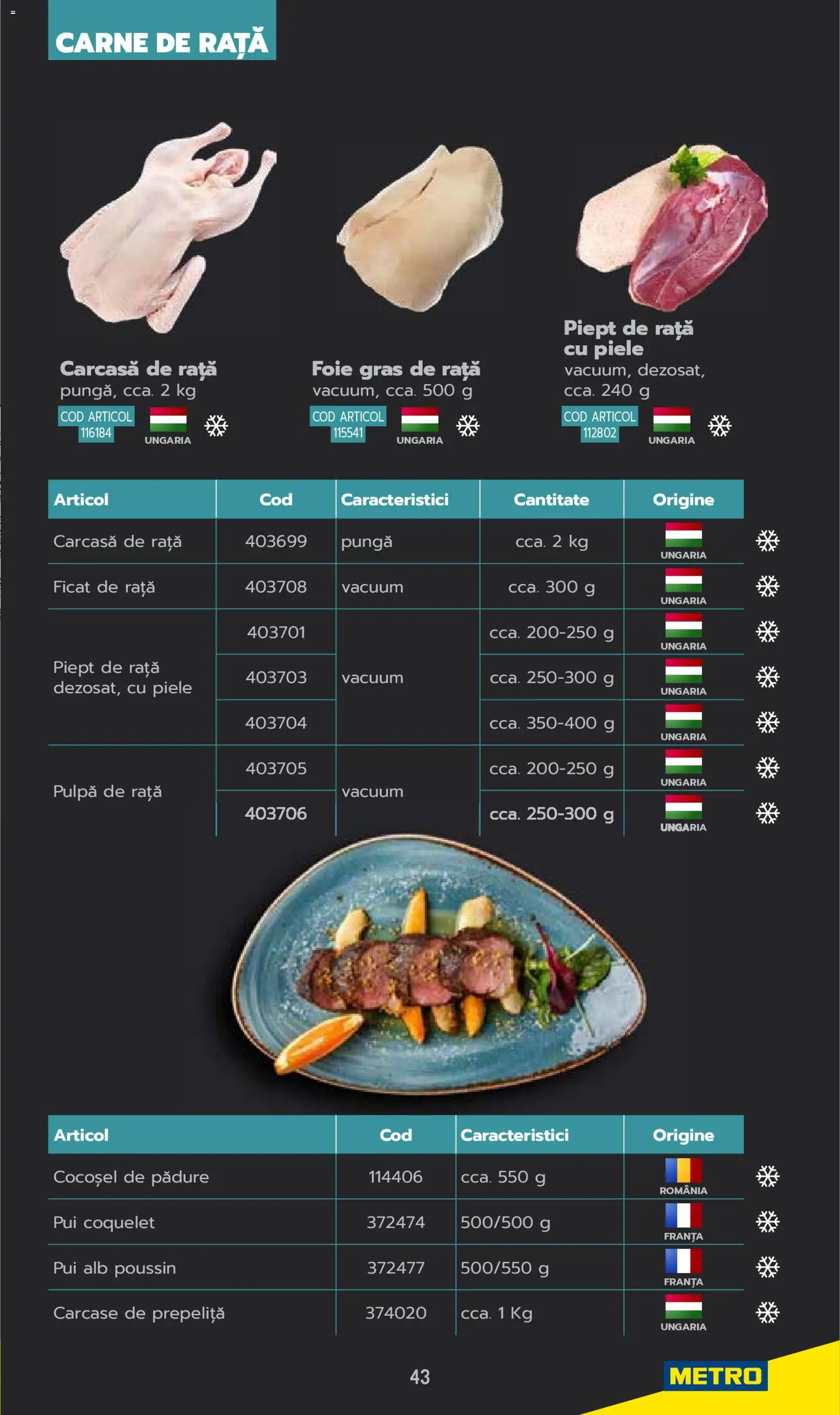 Noul catalog Metro – valabil de la 03.06.2025 | Pagină: 43 | Produse: Pungă, Carcasă, Hacıyatmaz Kedi Oyuncağı, Rață