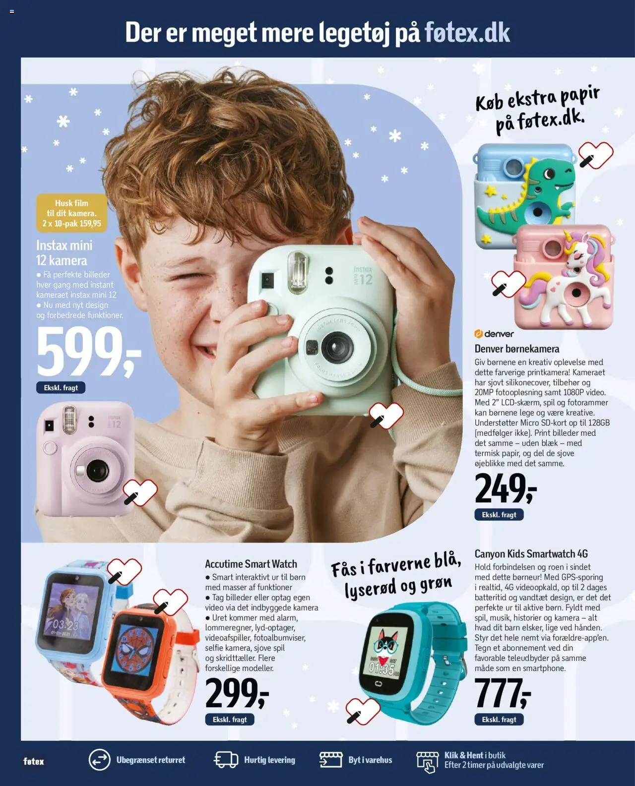 Føtex tilbudsavis – gyldig fra 13.10.2025 | Side: 50 | Produkter: Ur, Søm, Spil, Kamera