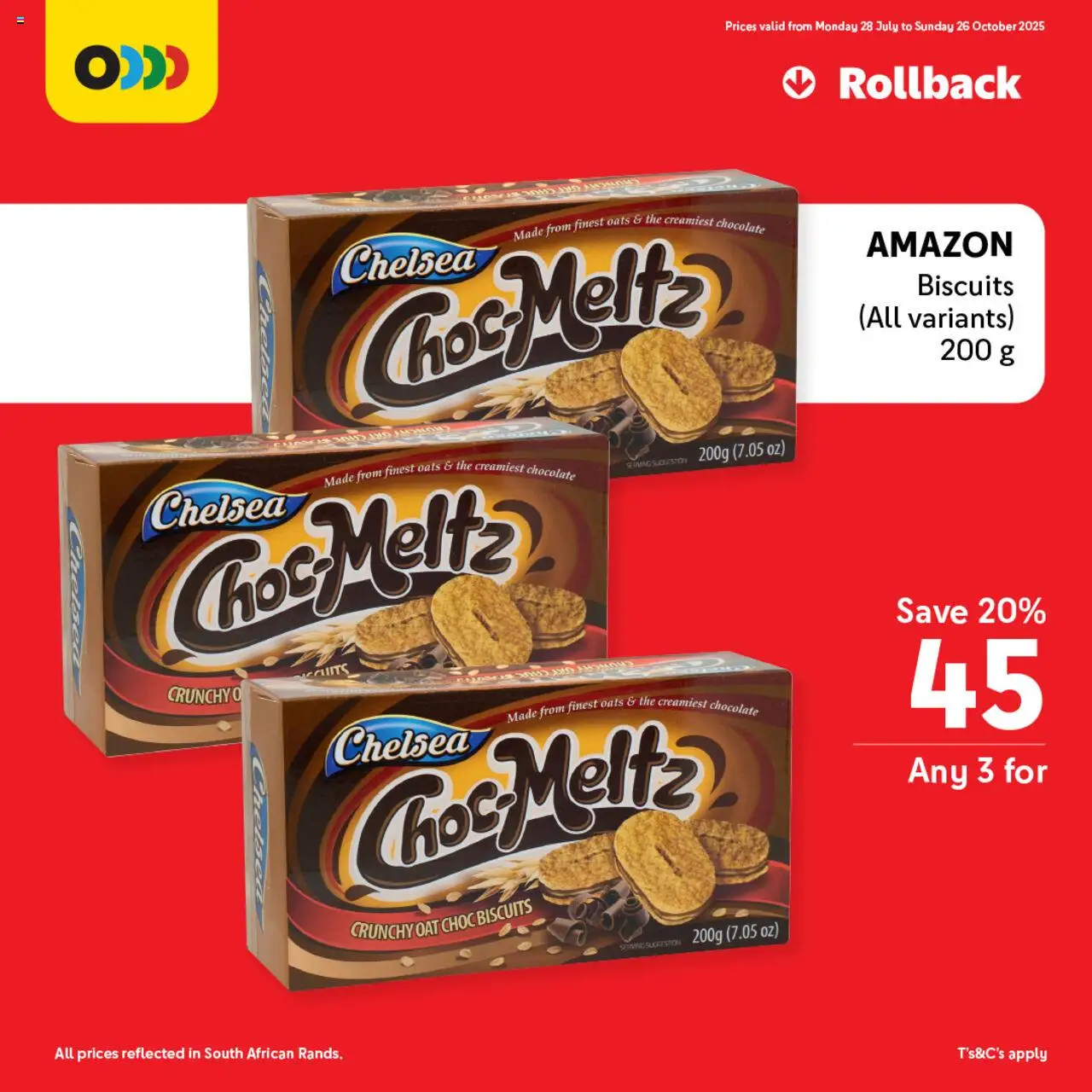 Makro Price Rollback Breakfast  │ valid from 28.07.2025 | Page: 4 | Products: Oats, Biscuits, Chocolate