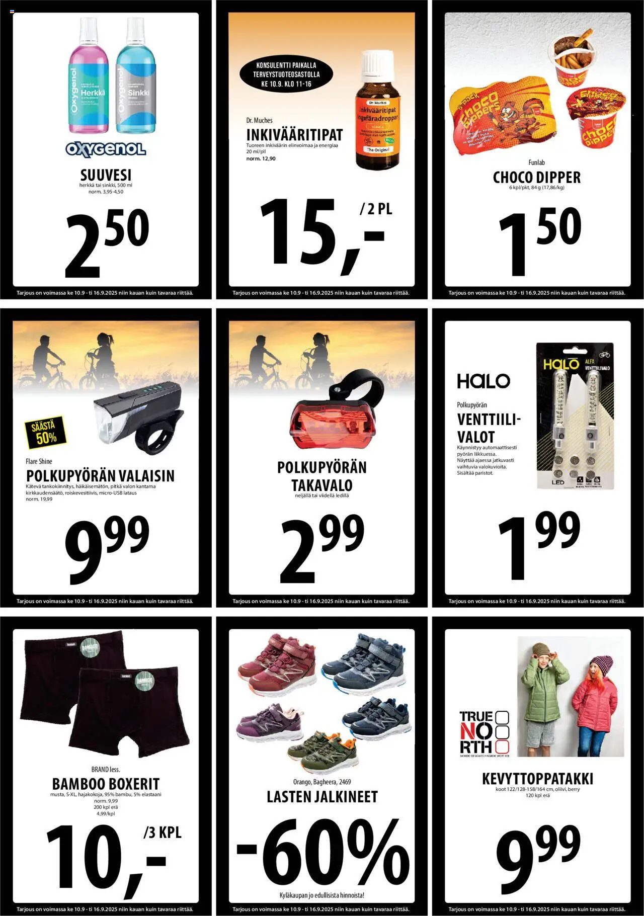 Tuuri tarjoukset – voimassa 10.09.2025 alkaen | Sivu: 13 | Tuotteet: Suuvesi