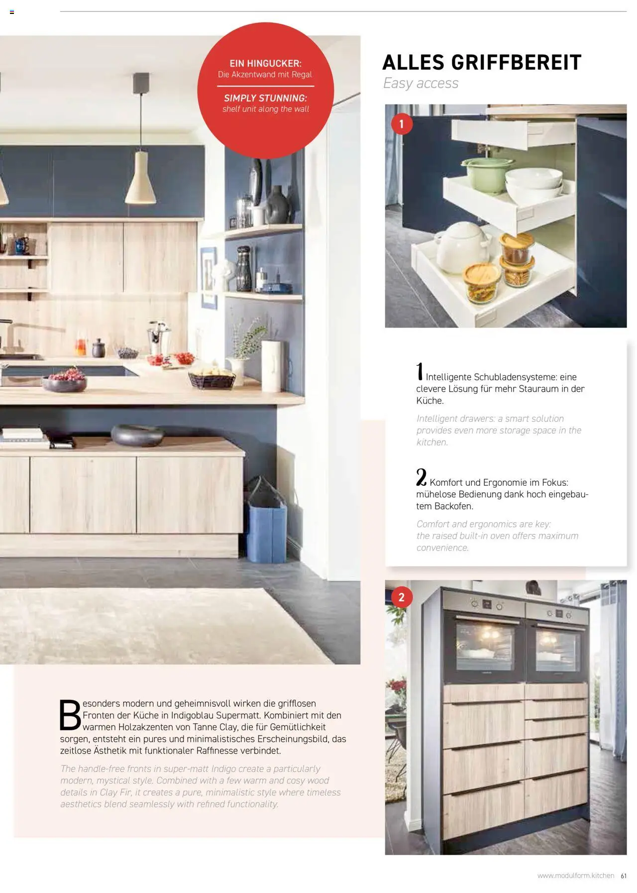 Ostermann Modulform Küchenprospekt  – gültig ab 26.05.2025 | Seite: 61 | Produkte: Regal, Küche, Backofen