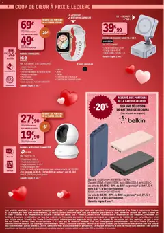 E.Leclerc - Prévisualisation de CAMÉRA INTÉRIEURE CONNECTÉE, Réf. TAPO TC 70, • Résolution 1080 p, • Audio bidirectionnel, • Angle inclinaison 0-114°, • Panoramique 0-360°, Existe en pack caméra extérieure avec paneau solaire, réf TC82Kit valide à partir de 03.02.2026 | Page: 2