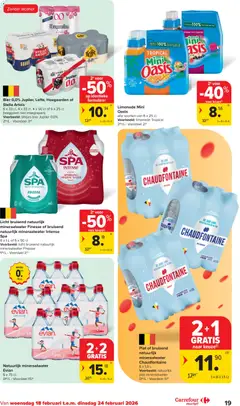 Carrefour market folder week 8 - Voorbeeld van een folder van Carrefour market, geldig van 18.02.2026 | Pagina: 19 | Producten: Bier, Limonade, Alcohol, Mineraalwater