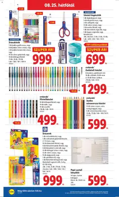 Lidl akciós ujság - amely érvényes a következő dátumtól: 21.08.2025 | Oldal: 52 | Termékek: Ragasztó