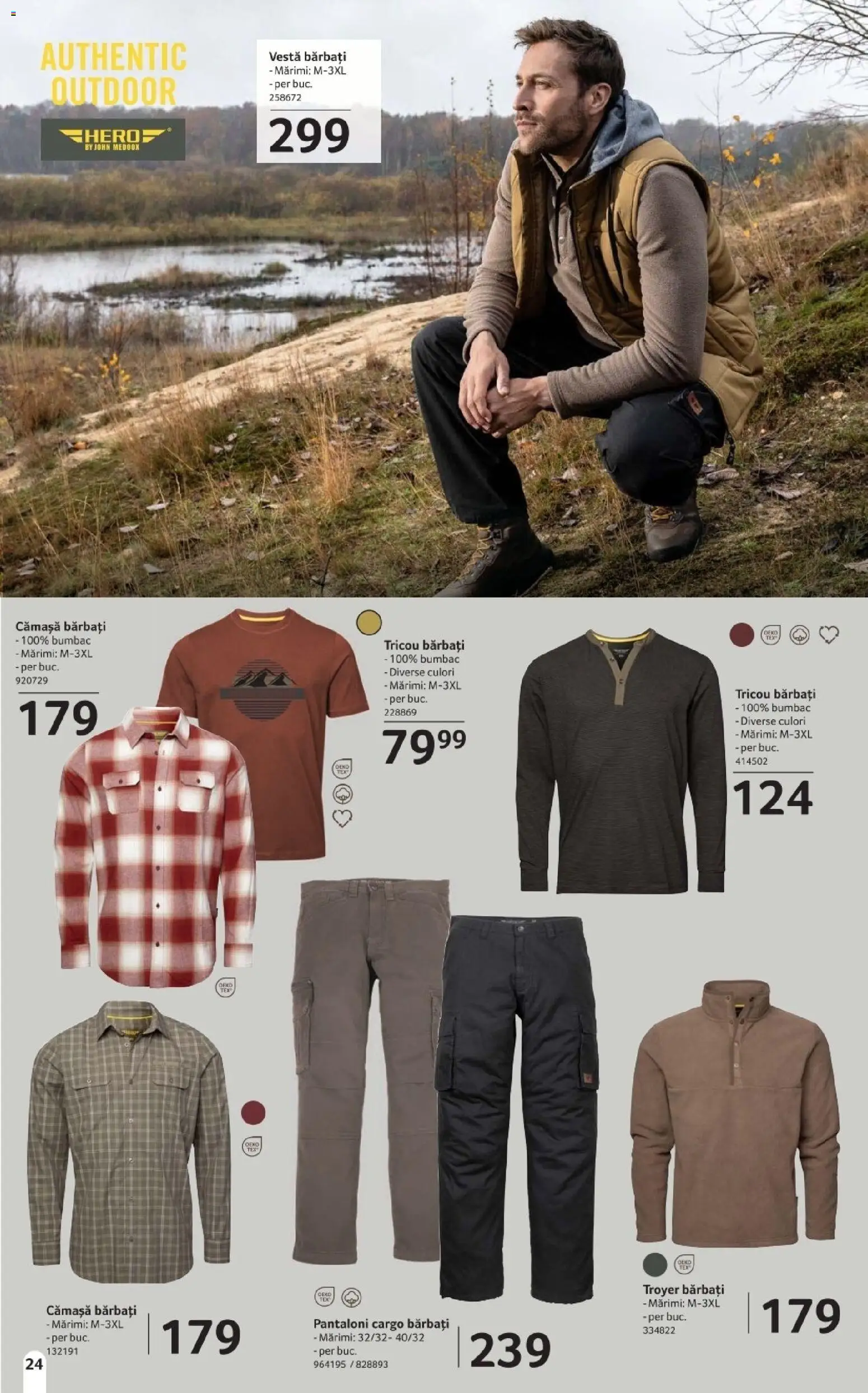 Noul catalog Selgros – valabil de la 14.11.2025 | Pagină: 24 | Produse: Tricou, Vestă, Pantaloni