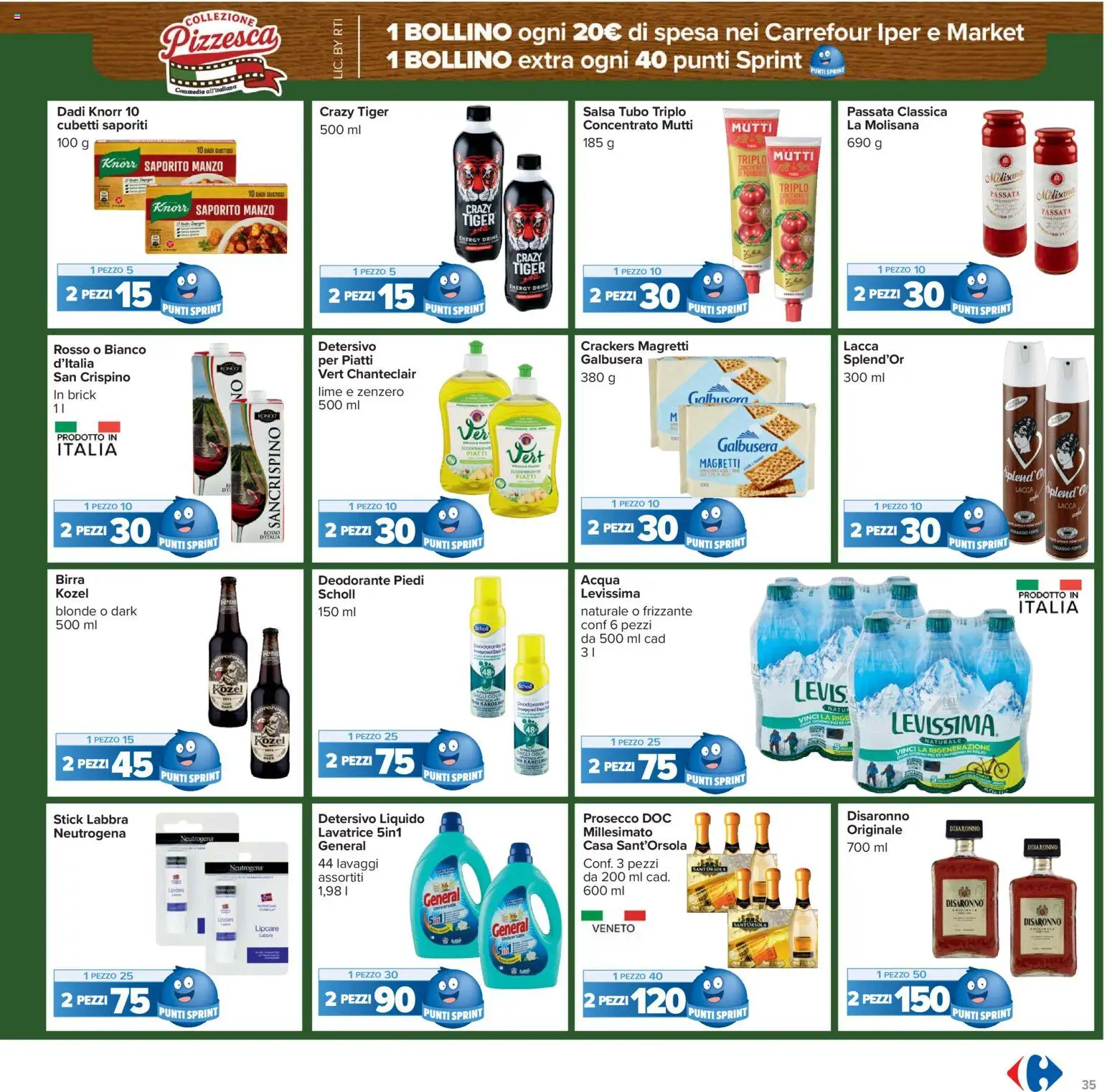 Volantino Carrefour del 06.02.2026 | Pagina: 35 | Prodotti: Lacca, Prosecco, Tubo, Lime