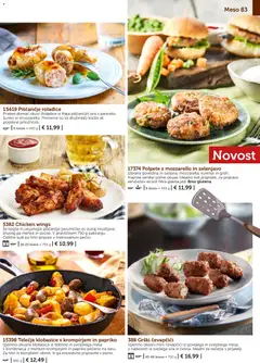 Bofrost katalog akcije – veljaven od 01.11.2025 | Stran: 83 | Izdelki: Čevapčiči, Klobasice, Grah