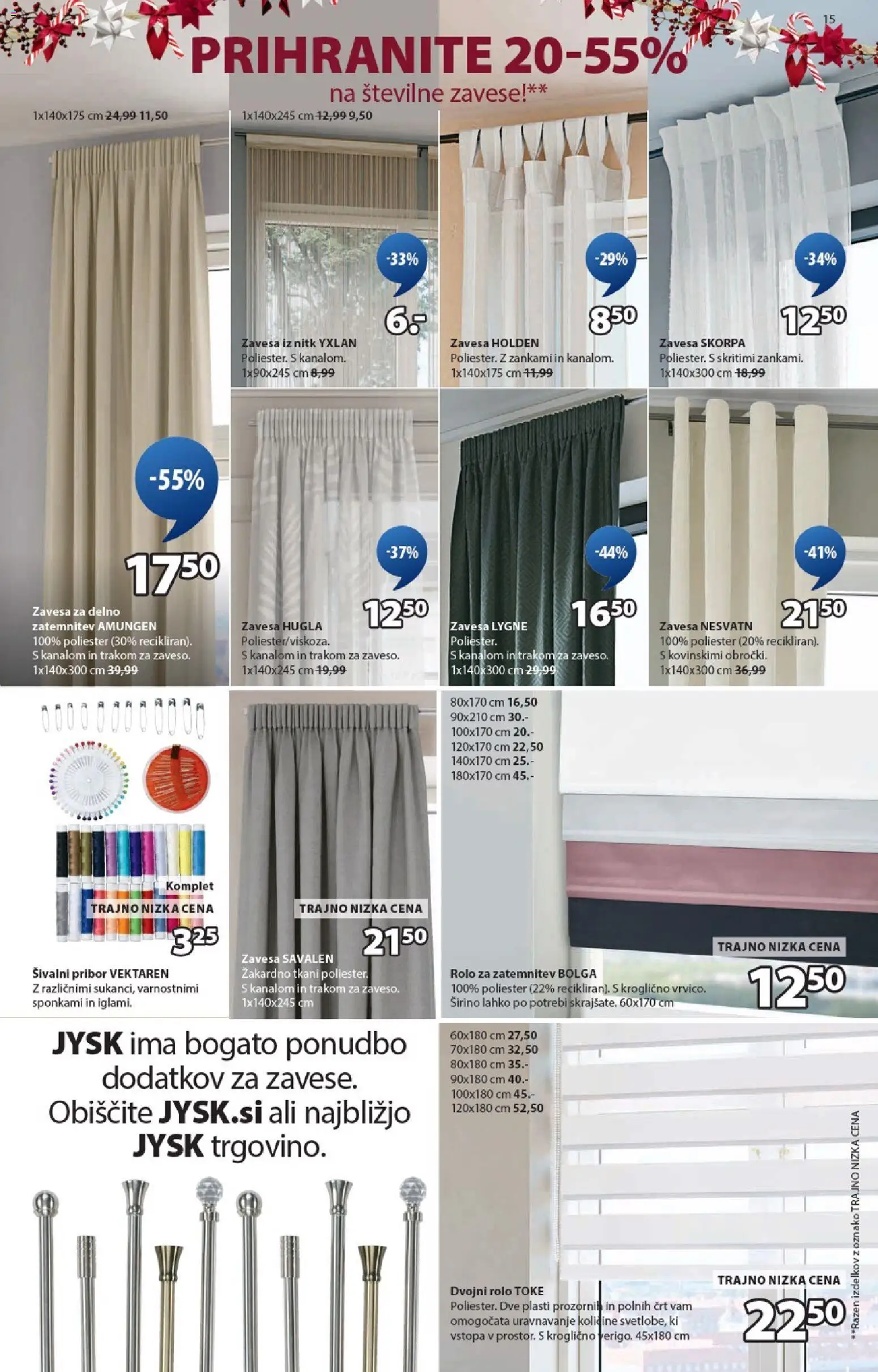 Novi JYSK katalog ponudbe – veljaven od 01.12.2025 | Stran: 15