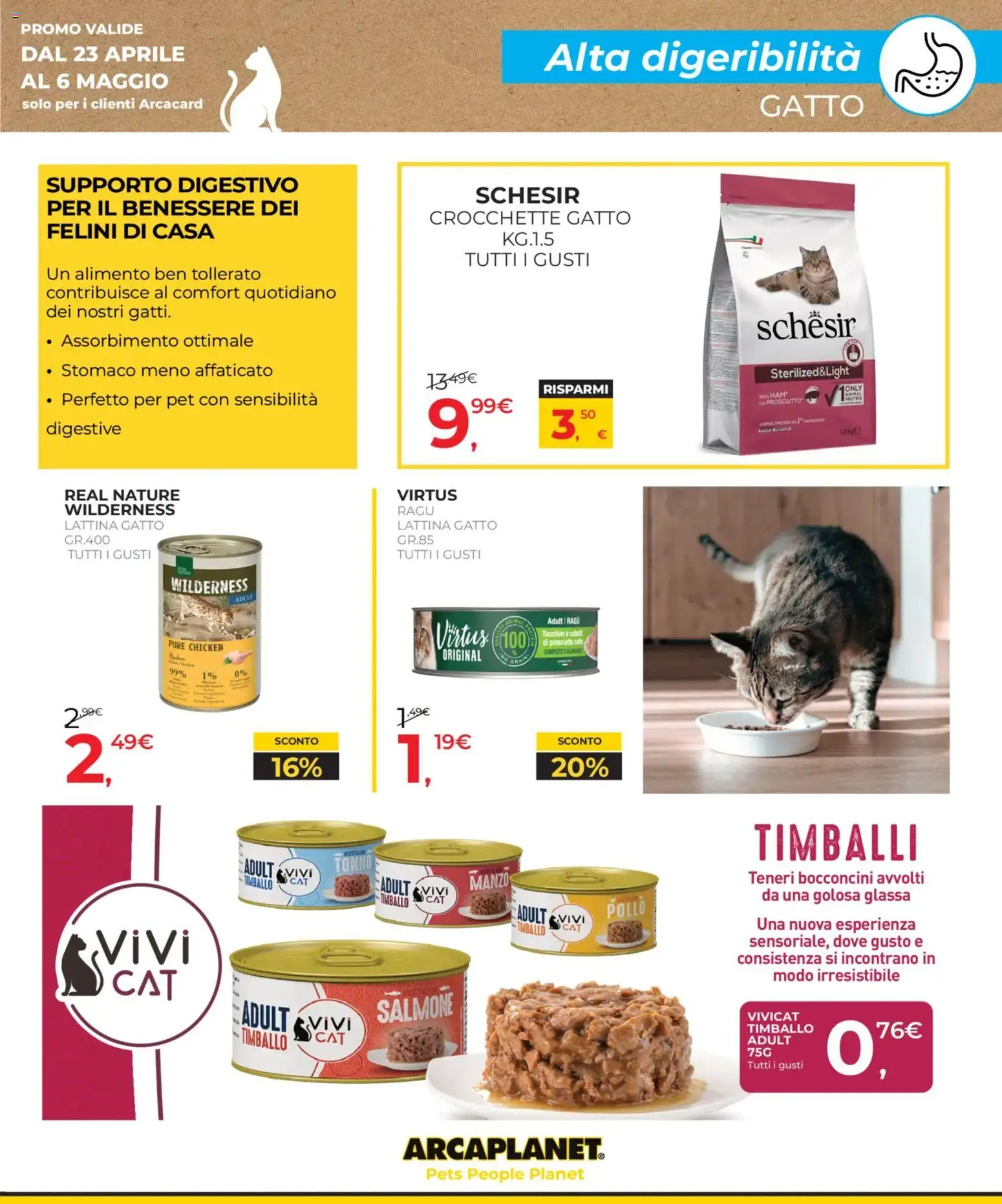 Volantino Arcaplanet del 23.04.2026 | Pagina: 9 | Prodotti: Prosciutto Cotto, Pollo, Manzo, Glassa