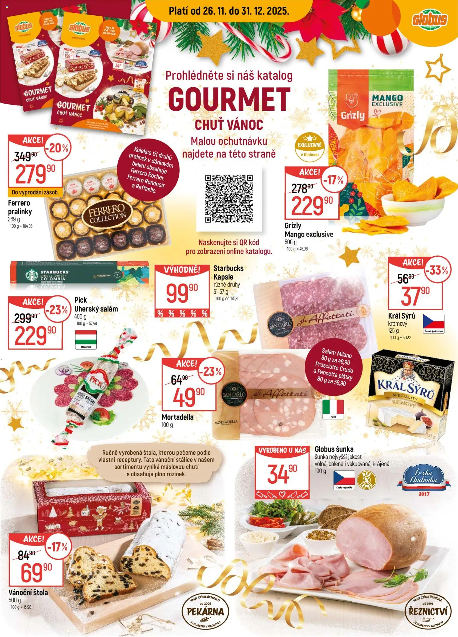 Globus leták - Opava od 03.12.2025 | Strana: 17 | Produkty: Mango, Gourmet, Pancetta, Crudo