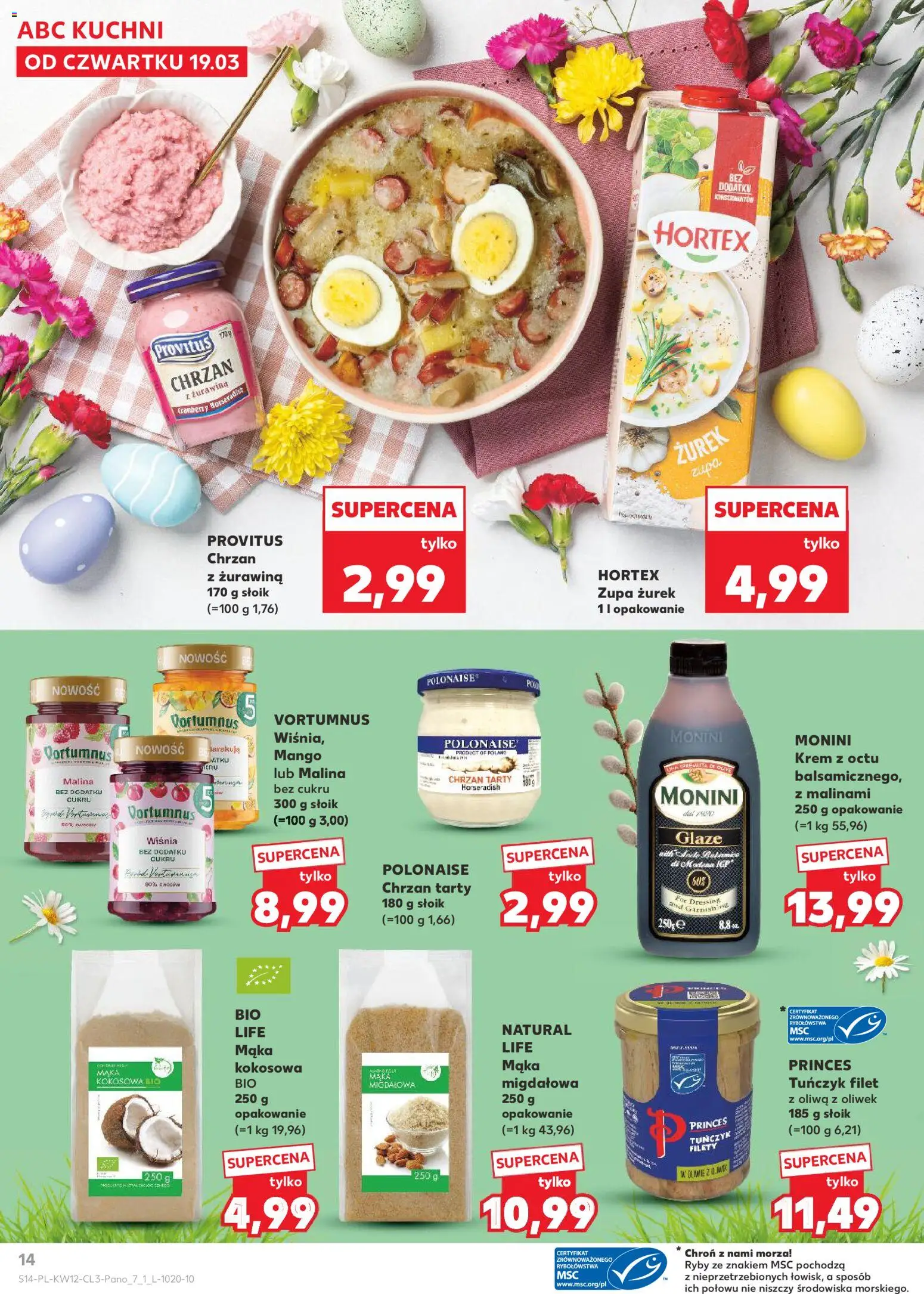 Kaufland Polsko leták - Jak święta kocham od 19.03.2026 | Strana: 14 | Produkty: Mango, Krém, Ryby, Filet