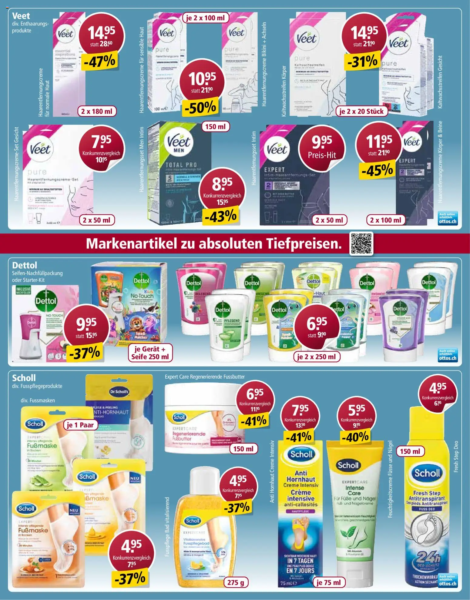 Otto's aktionen Marken Spezial – gültig ab 20.04.2026 | Seite: 10 | Produkte: Bad, Antitranspirant, Fußmaske, Creme