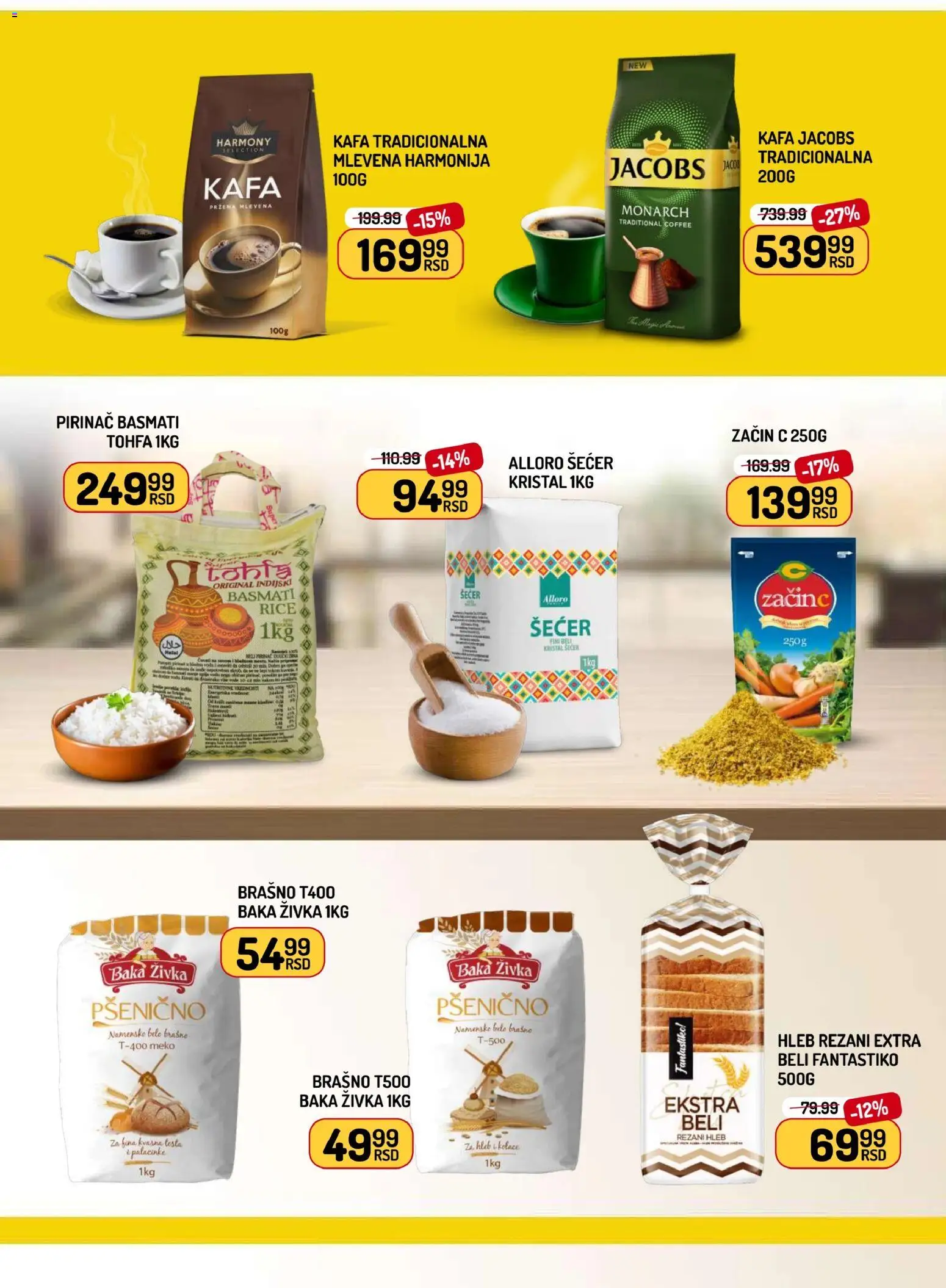 Aman katalog - važi od 27.02.2026 | Strana: 8 | Proizvode: Brašno, Hleb, Kafa, Pirinač