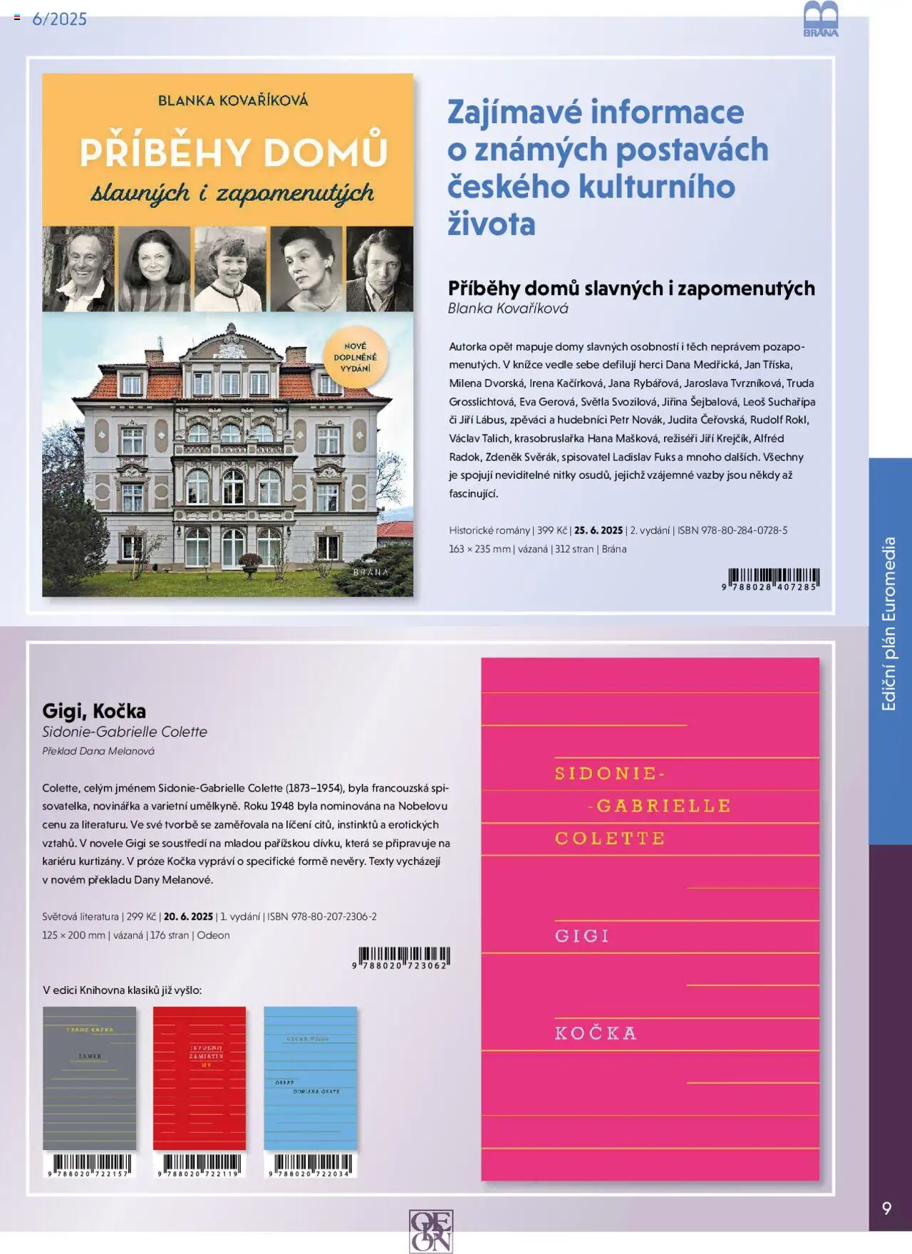Knižní klub leták - červen 2025 od 01.06.2025 | Strana: 9 | Produkty: Knihovna