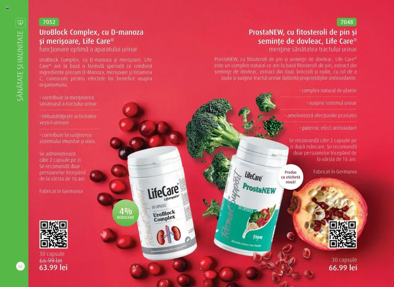 Life Care catalog - Aprilie/Octombrie – valabil de la 01.04.2025 | Pagină: 68 | Produse: Semințe, Çocuk sutyeni